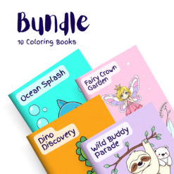 Big Imagination Bundle – 10 Coloring Books