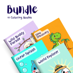 Around the World Adventure Bundle – 11 Coloring Books